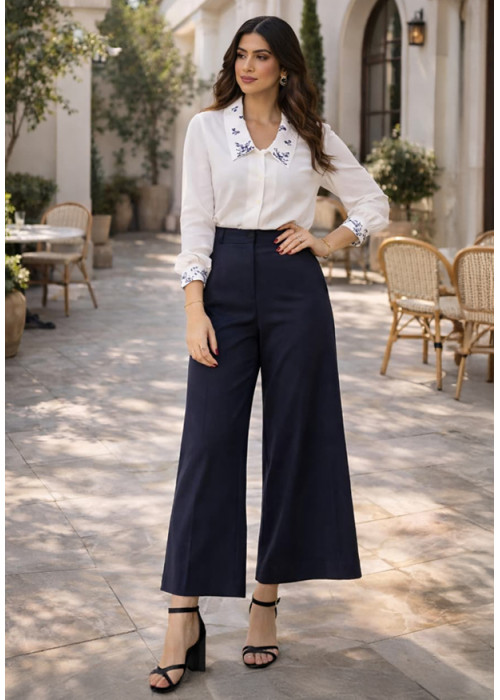 LORA PRINTED WHITE SHIRT