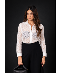 MICAH LACE LONG SLEEVE BLOUSE 