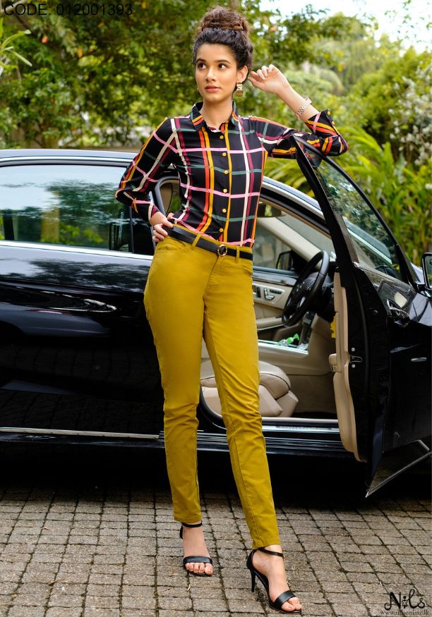 LADIES GREEN MOSS PANT