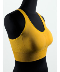 BACK CROSS YELLOW SPORTS BRA