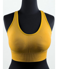 BACK CROSS YELLOW SPORTS BRA